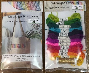 Pack de soies pour le tote du livre Passion Smocks par Karen Dobler Sauget