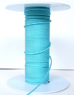 Tresse de soie turquoise