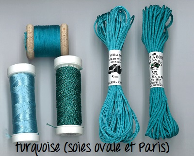 Pack découverte Au Ver à Soie Turquoise ovale et Paris