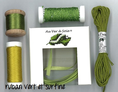 Pack découverte Au Ver à Soie Ruban Vert