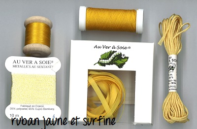 Pack découverte Au Ver à Soie Ruban Jaune